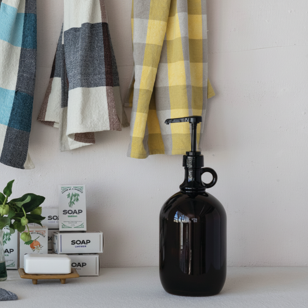 Large apothecary soap dispenser
