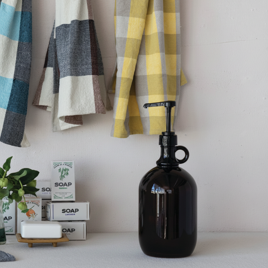 Large apothecary soap dispenser