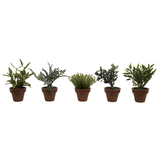 Mini Faux Plant in Pot