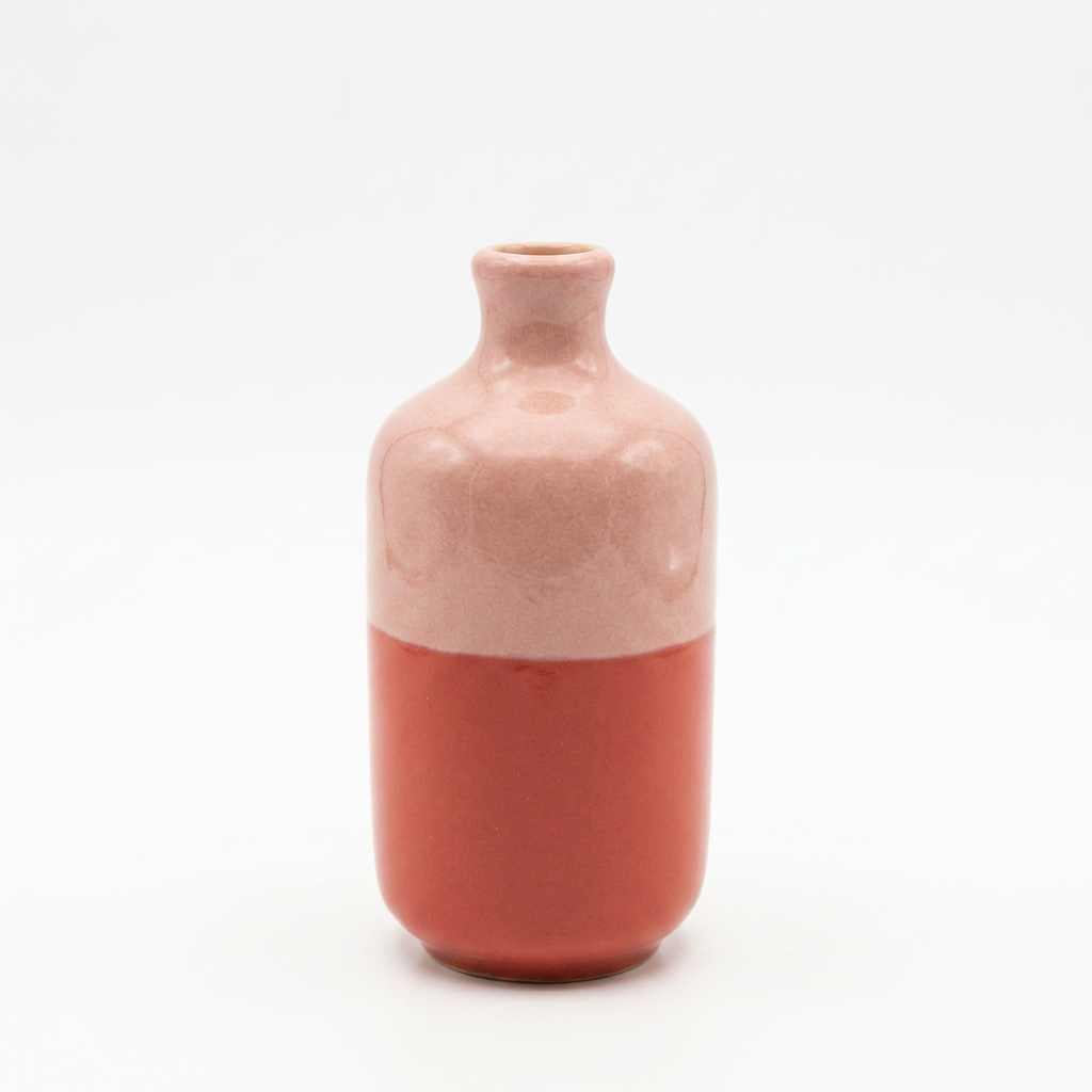 Hand-Painted Stoneware Vases – Reactive Glaze, Multi