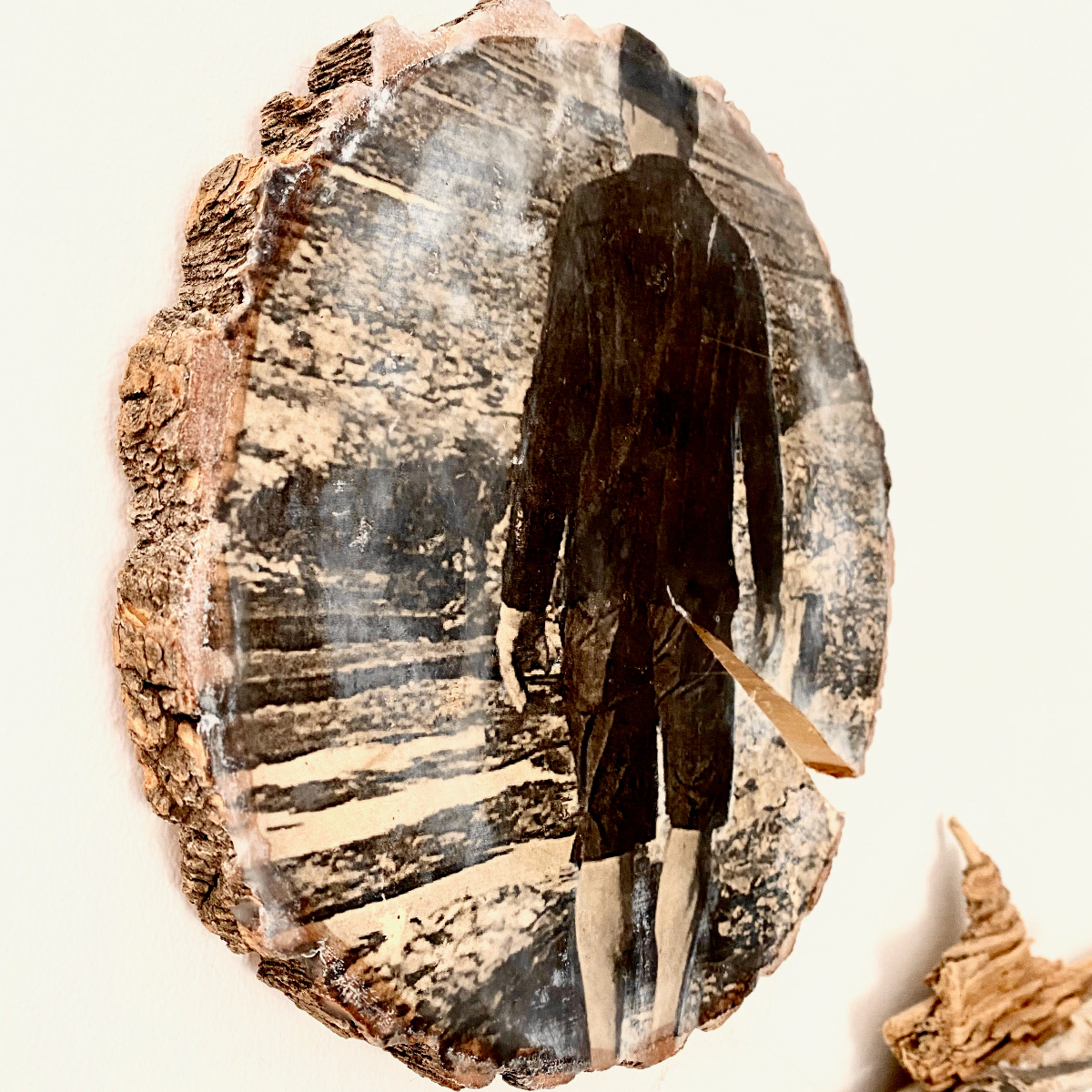 Encaustic Photo Art on Natural Wood