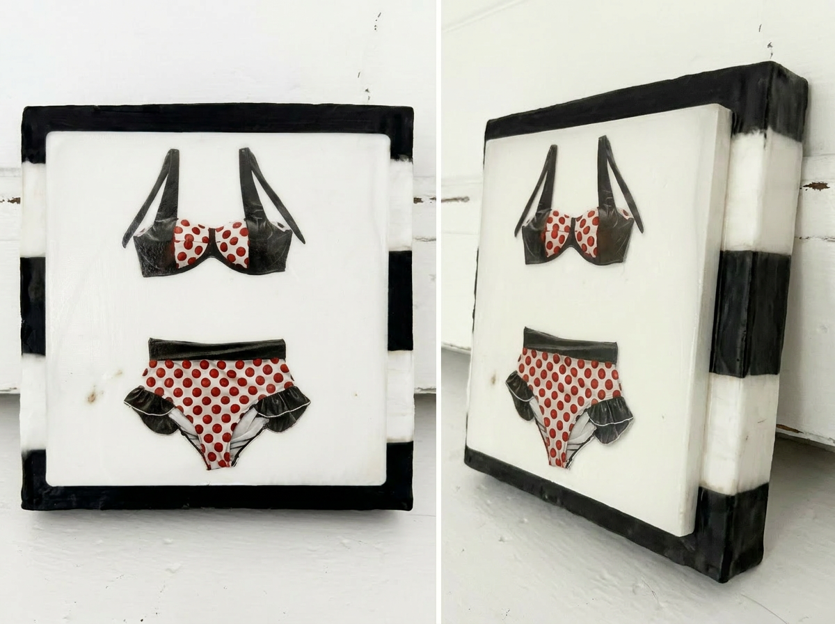 ➕➕Teeny-Weeny Bikini — Make & Take Encaustic Workshop