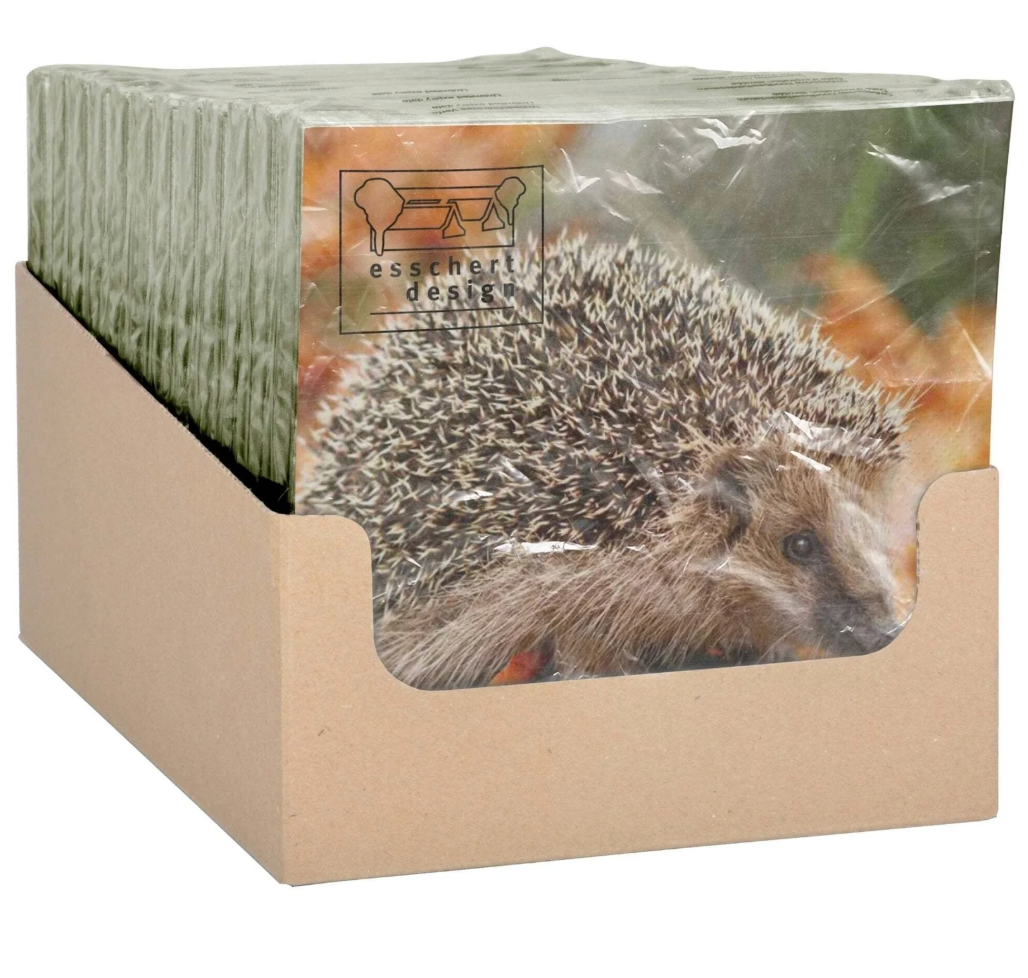 Paper Napkins - Hedgehogs (33x33cm)