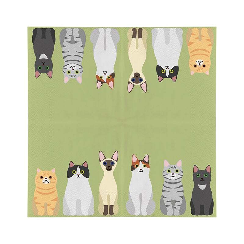 Paper Napkins - Cats (33x33cm)