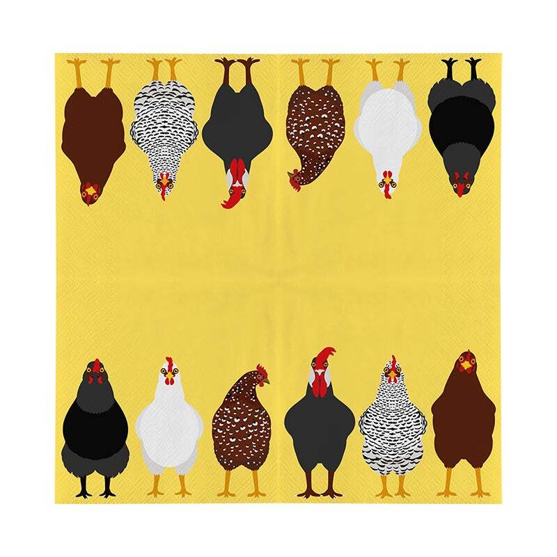 Paper Napkins - Chickens