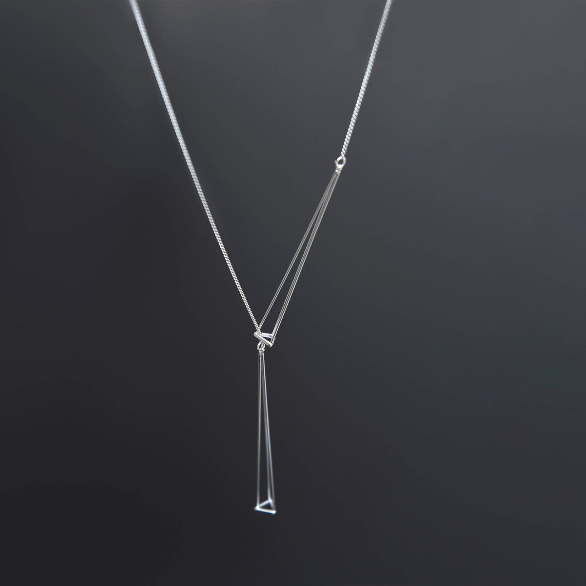 Glint Short Lariat Necklace