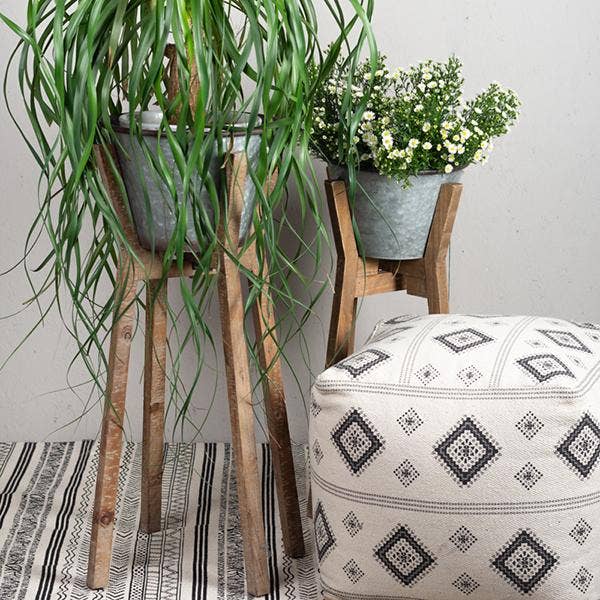 Flower Pot On Stand, Two Sizes