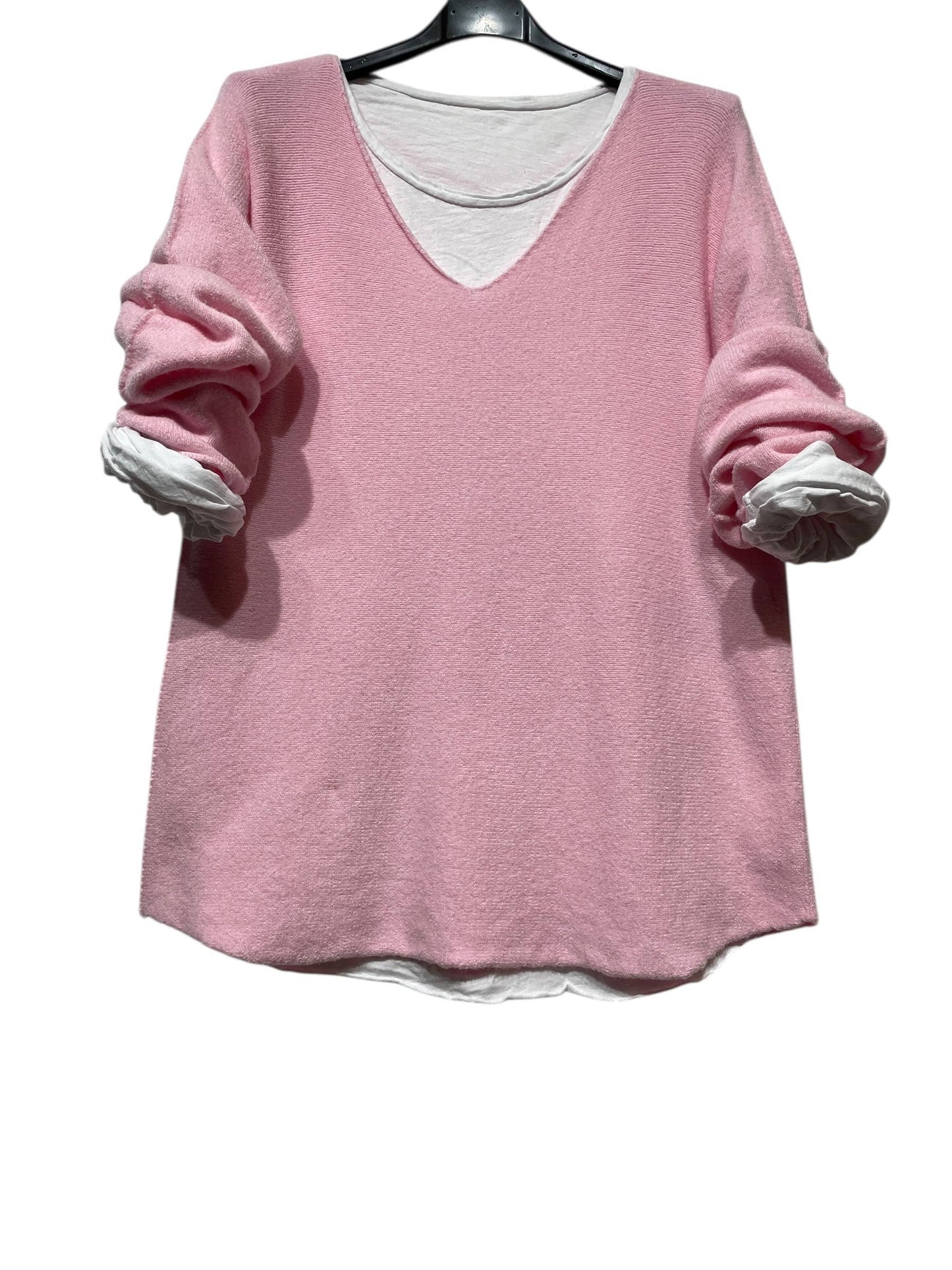 SWEATER, DOUBLE PIECES MADE IN ITALY: MOLE