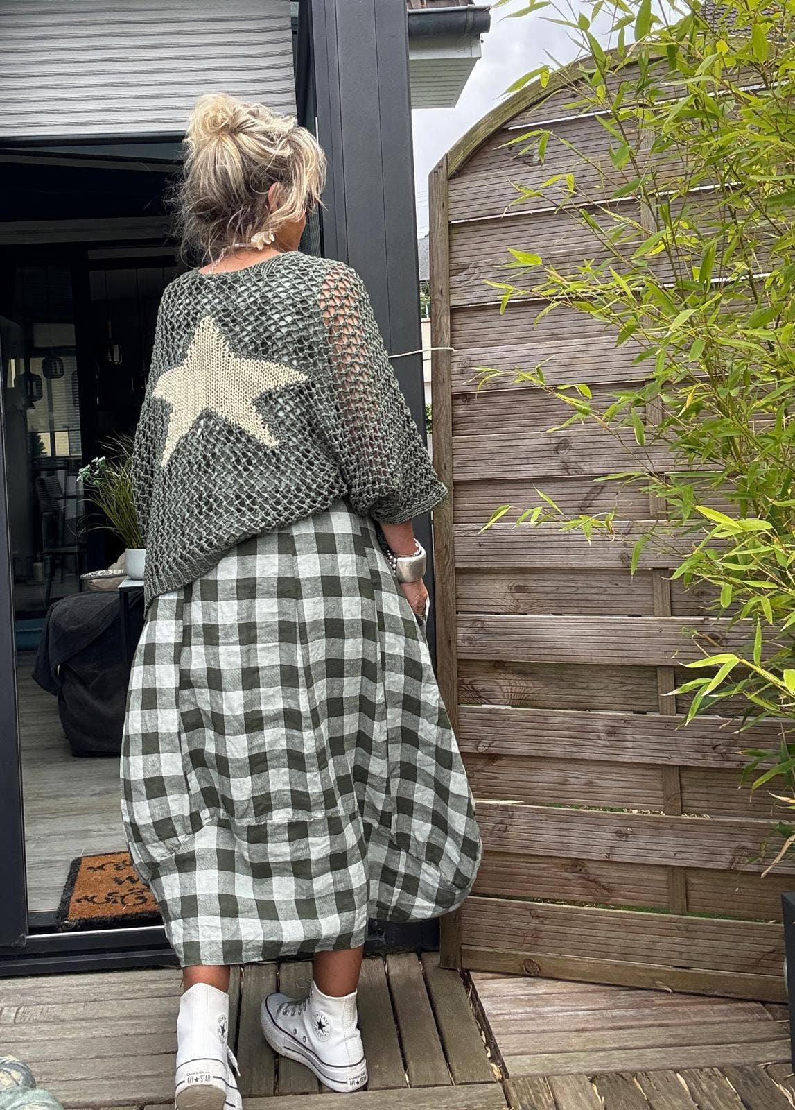 LINEN DRESS Gingham