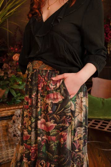 Courage Dear Heart Atelier Skirt w/ Floral Print
