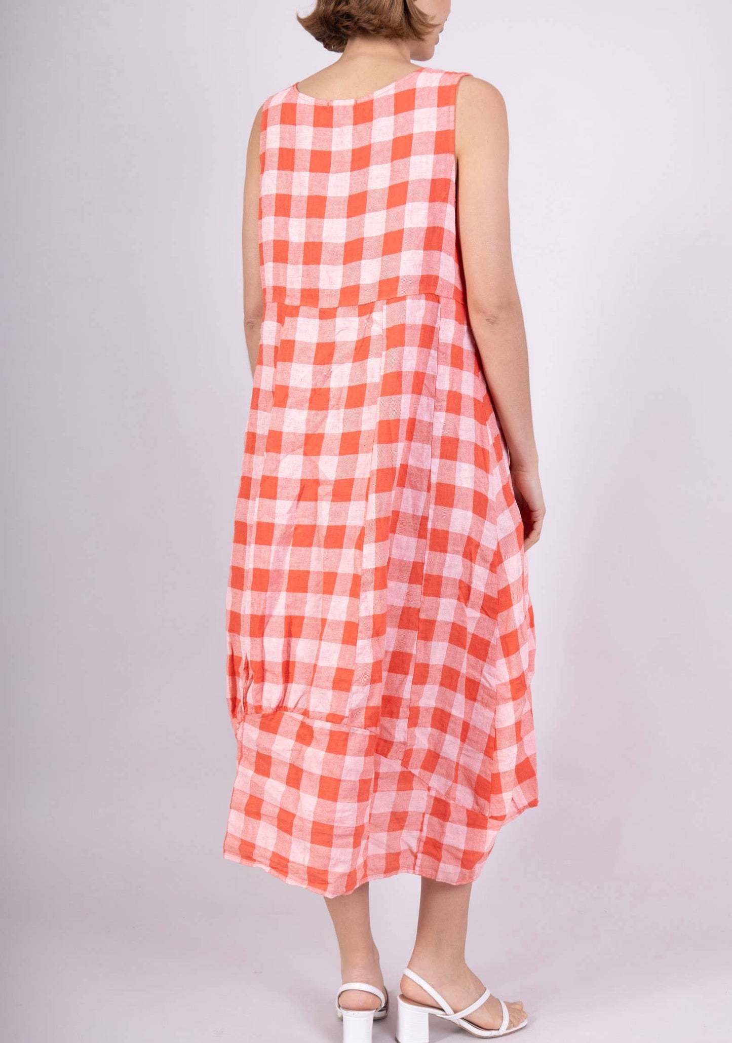 LINEN DRESS Gingham