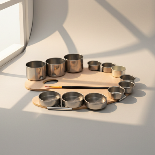 Stainless Steel Palette Cup With Clip