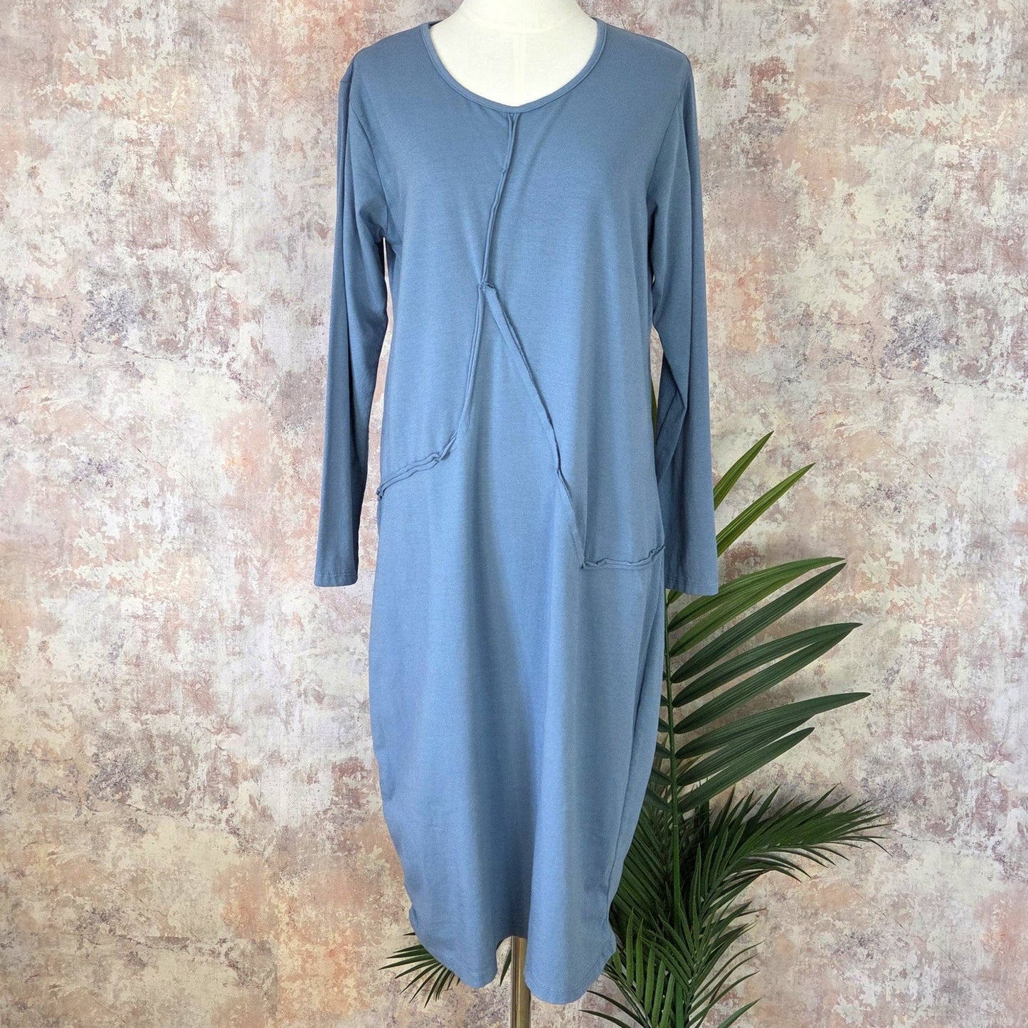 Handpainted Fish Jersey Dress