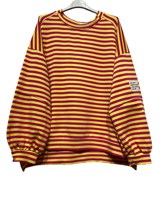Oversized sweatshirt : Yellow