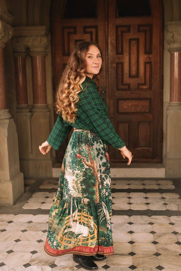 Wildheart Atelier Skirt w/ Pockets, Tassels & Unicorn