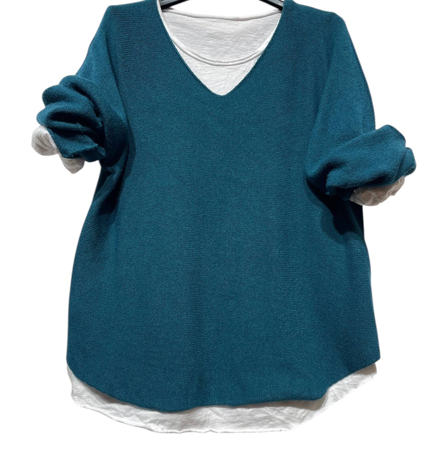 SWEATER, DOUBLE PIECES MADE IN ITALY: MOLE